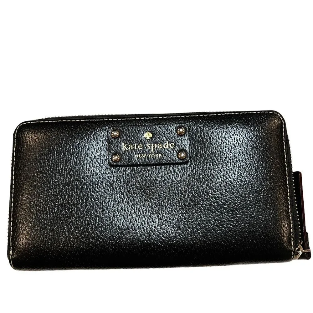 Kate Spade Zip Around Leather Wallet - Picture 1 of 5
